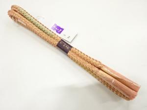 未使用品　正絹　手組帯締め